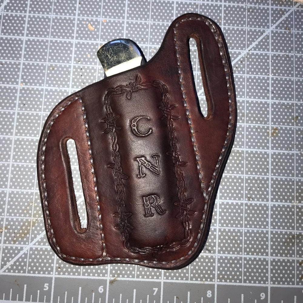 CUSTOM PANCAKE KNIFE SHEATHS